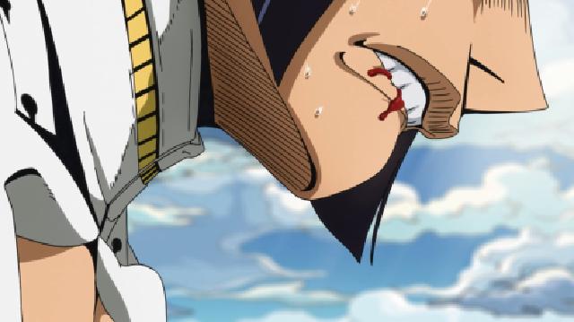 Bucciarati’s reaction to Abbacchio’s unexpected demise