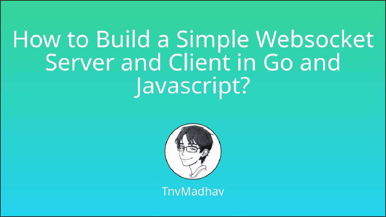 In this guide, you'll create a basic WebSocket echo program in Golang using the Gorilla WebSocket library (and test it with javascript client).