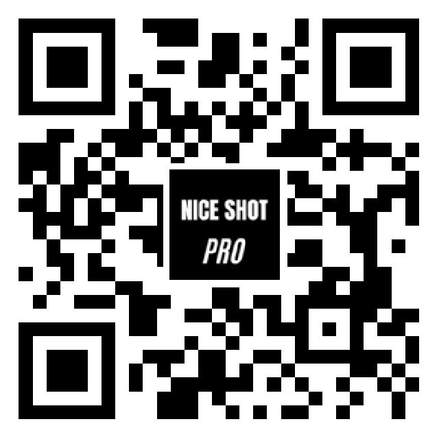 QR code to download NiceShotPro for iOS